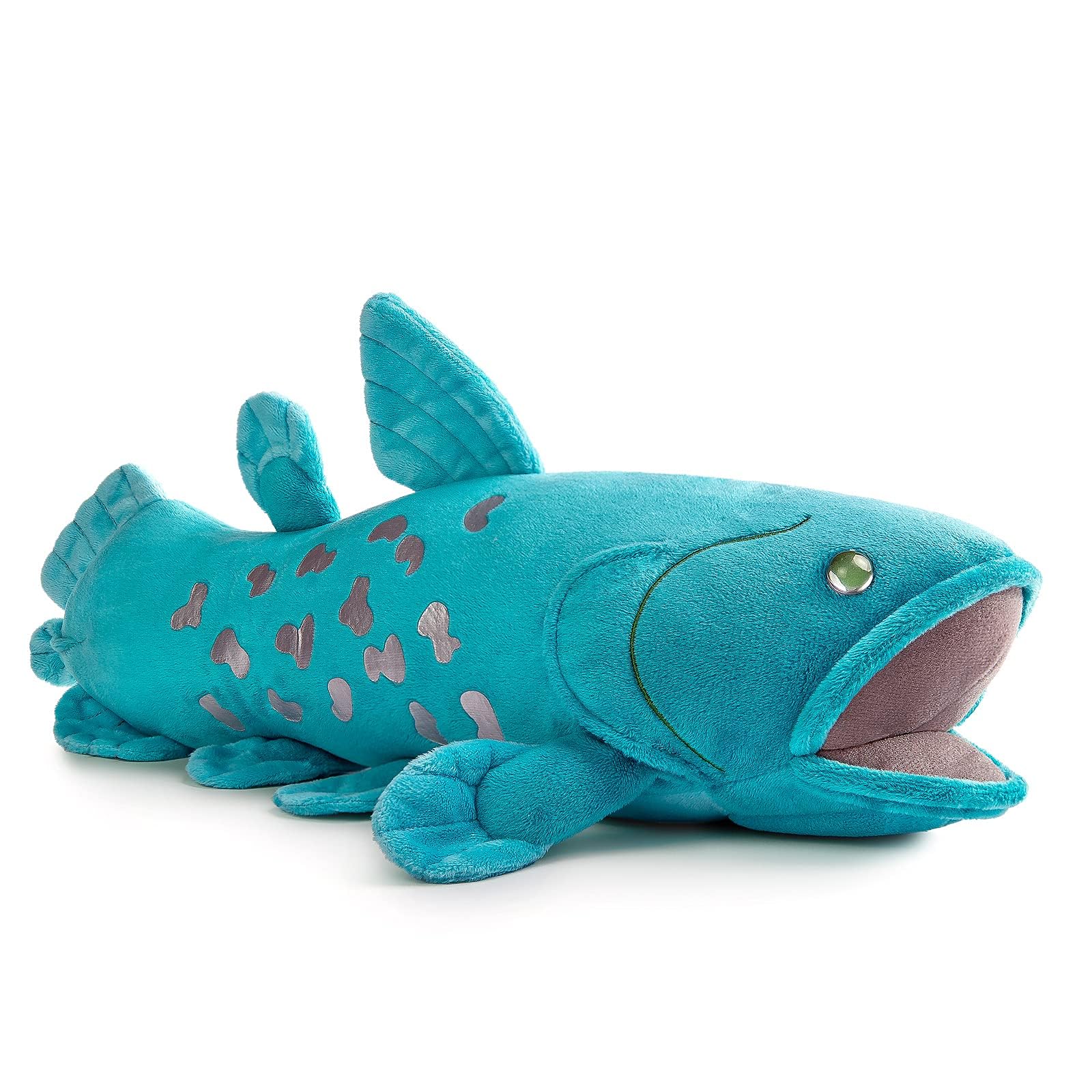 lilizzhoumax Coelacanth Fish Plush Toy - 15inch Realistic Stuffed Animal Sea Fish Plush Toy Cute Super Soft Home Decoration for Playing Sleeping With Gift for Boys Girls Kids Baby blue — image 1