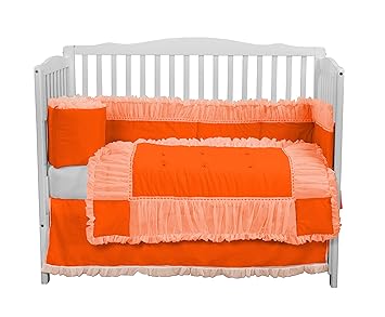orange baby bedding