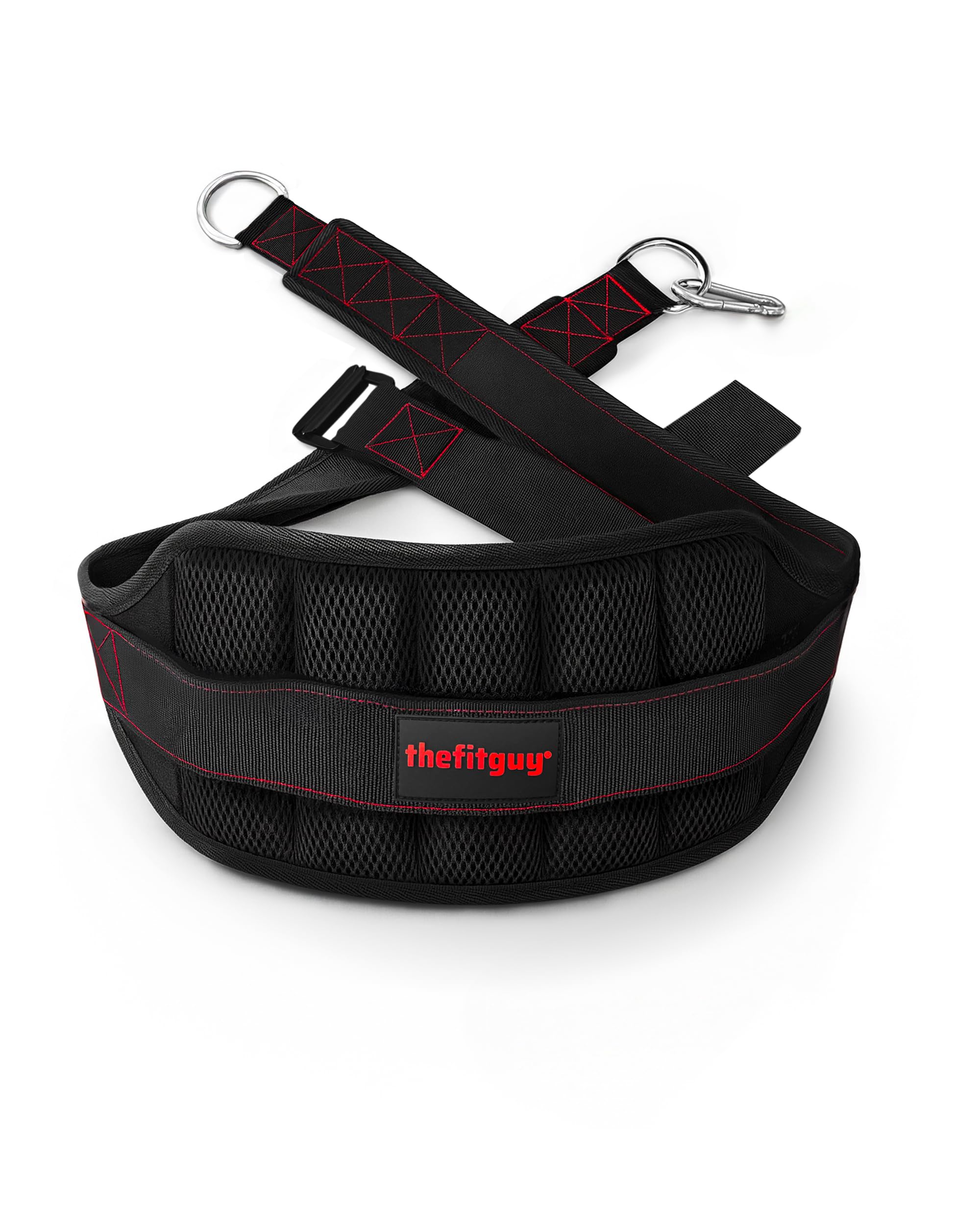 Photo 1 of THEFITGUY Ultimate Belt for Belt Squats, Rack Attachment and Squat Machine, Structured Back Support, Stays Low During Down Movement, Padded Hip & Thigh Area, Buckle Strap - No Sliding Down, Heavy Duty