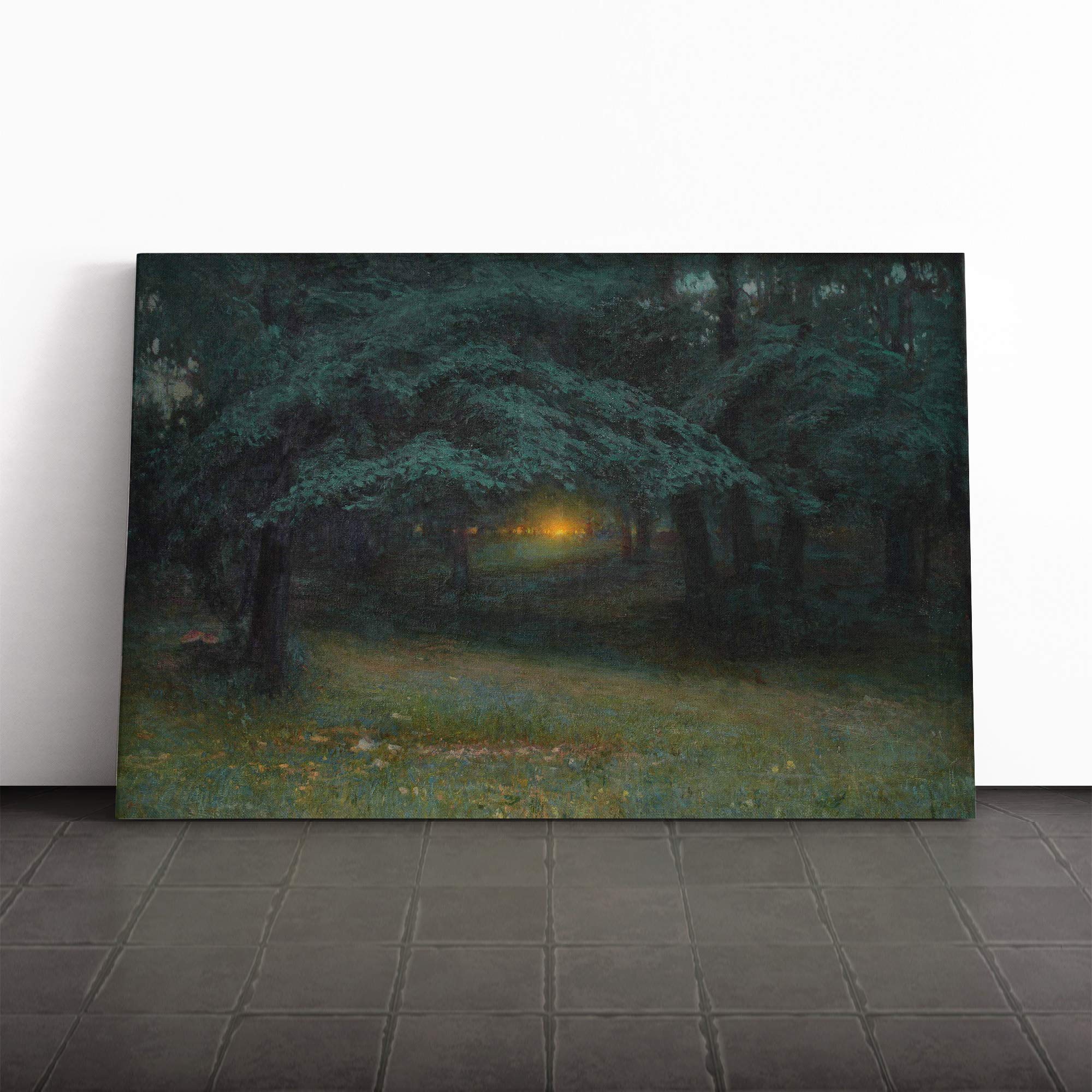 Ivan Trush Painting Canvas Print | Gallery Wrapped 30mm Frame Wall Art | 20x14 inches | Ready to Hang | Modern Picture | Living Room Bedroom Lounge Office