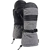 Burton Men's Warmest Gore-TEX Mittens, Gray Heather, M