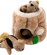 Outward Hound Squirrel Dog Toy Plush Hide and Seek Medium view 7