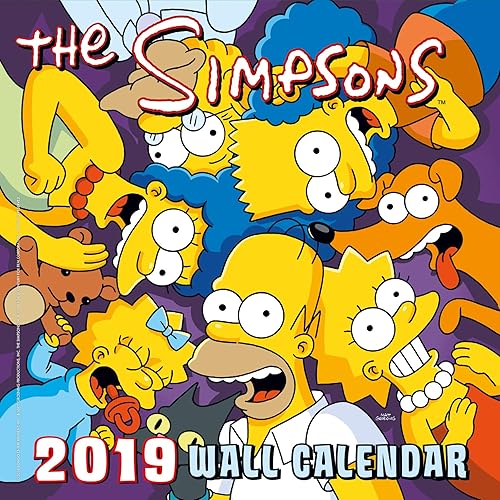 Download The Simpsons Official 2019 Calendar - Square Wall Calendar Format PDF