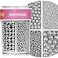 Silver Sprinkles, Edible Pearls for Cake Decorating, 7.8oz Sugar Candy Pearls for Baking, Cookie Decorations & Cupcake Topper, Wedding Shower Party Christmas Supplies (Silver, 4 Sizes Mix)