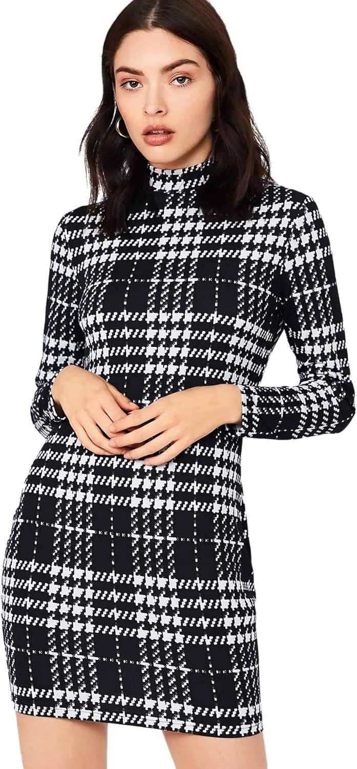 plaid dress bodycon