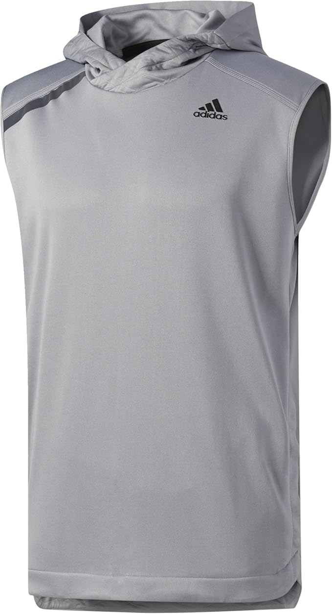 mens adidas sleeveless hoodie