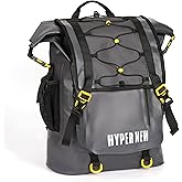 HyperNew 30L Dry Backpack Waterproof, Dry Backpack for Men Women, Ideal for Kayaking, Boating, Paddle Boarding, Fishing, Hiking, Camping &amp; Outdoor Travel Essentials