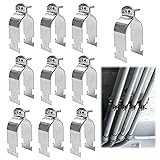 10 Set Tube Clamp Universal Strut Pipe Clamps, 2