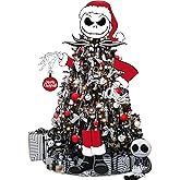 OFIHIDO Large Christmas Tree Topper,Gothic Halloween Christmas Decor for Tree,Halloween Christmas Decorations