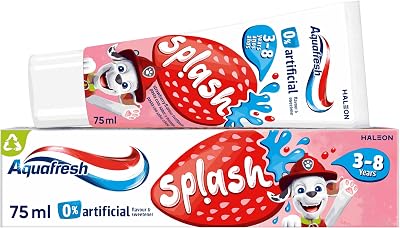 Aquafresh Paw Patrol Splash Toothpaste 75ml 3-8 Years Strawberry