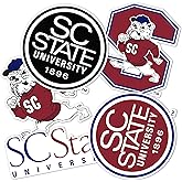 Desert Cactus South Carolina State University Sticker S Bulldogs Vinyl Decals Laptop Water Bottle Car Scrapbook Sheet T2 (Type 2)