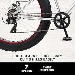 Mongoose Malus Mens and Womens Fat Tire Mountain