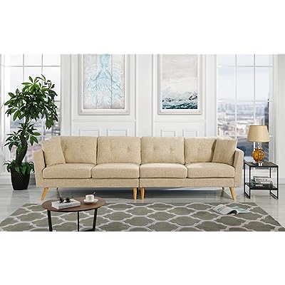 Upholstered Large Fabric Sofa, 114.9 W inches Panama | Ubuy