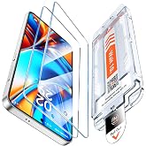LK 2 Pack for Samsung Galaxy S25 FE Screen Protector [Auto-Dust Removal] | Fingerprint Unlock, 0 Bubble, 9H Tempered Glass Laptop Screen Protector S25 FE, Scratch-Resistant, HD Clear, Easy Install