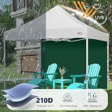 MasterCanopy Instant Gazebo Sidewall Forest Green 217x305cm 3x3M view 2