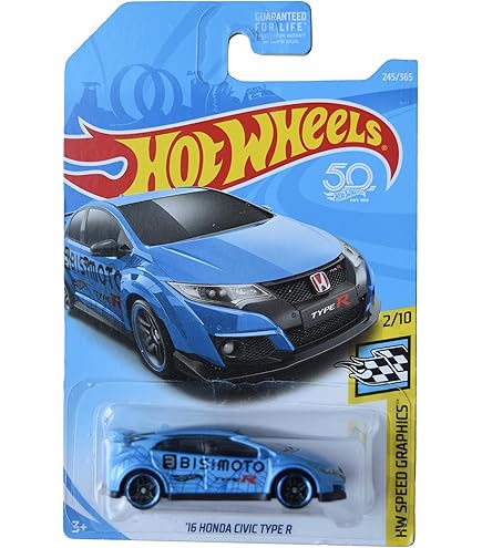 Amazon.com: Hot Wheels Zamac '16 Honda Civic Type R - Speed