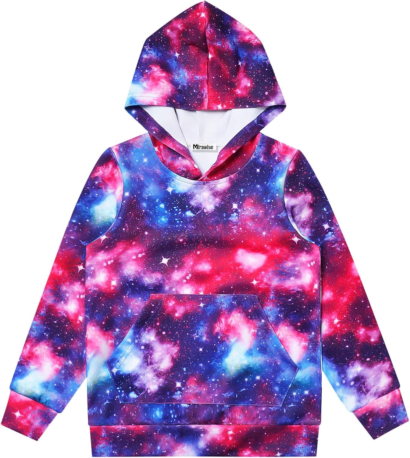 Mirawise Girls Pullover Hoodie Unicorn Sweatshirt with Pockets Hood Jacket 4-13Y: Clothing