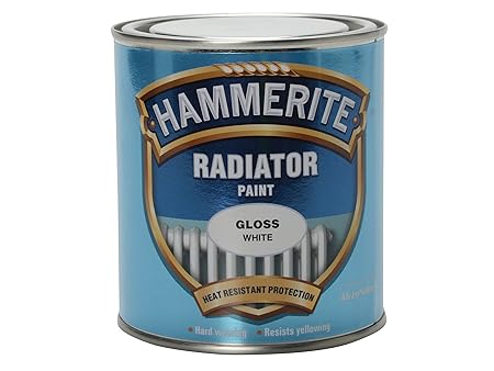 Hammerite REG500 Heizkörper-Lack, glänzend Weiß, 500 ml