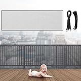 Hosuly Banister Guard 10 x 3 ft Balcony Netting for