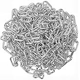 KEILEOHO 3/16 Inch Heavy Duty Galvanized Chain, 33-Feet Length Proof Coil Chain for Towing, Hanging, Camping and Outdoor Projects, Up to 440 lbs Capacity