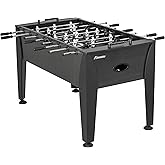 Atomic Pro Force Foosball Table &ndash; 56&rdquo; Official Size Arcade Table with Carbon Fiber Style Design, Perimeter Ramp, Slide Scoring, Built‑in Ball Return