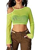 Avidlove Rave Outfits for Women Halloween Tops Neon