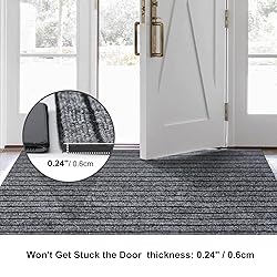 BESTVUE 4' x 51' Runner Rugs with Rubber