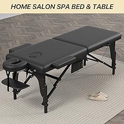 KCC Memory Foam Massage Table Premium Portable