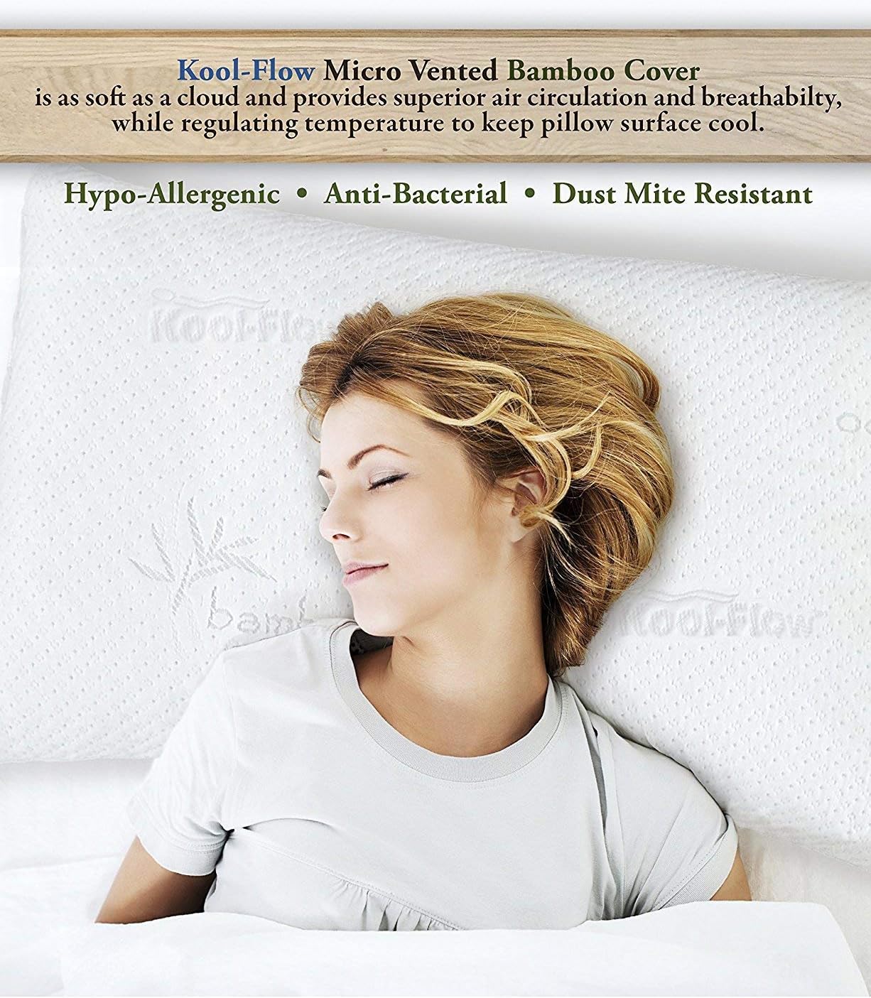 Xtreme Comforts Hypoallergenic, Adjustable Thickness, Kool-Flow Bamboo Shredded Memory Foam Pillow for Sleeping, Back, Side & Stomach Sleepers, King Size, Made in USA: Home & Kitchen
