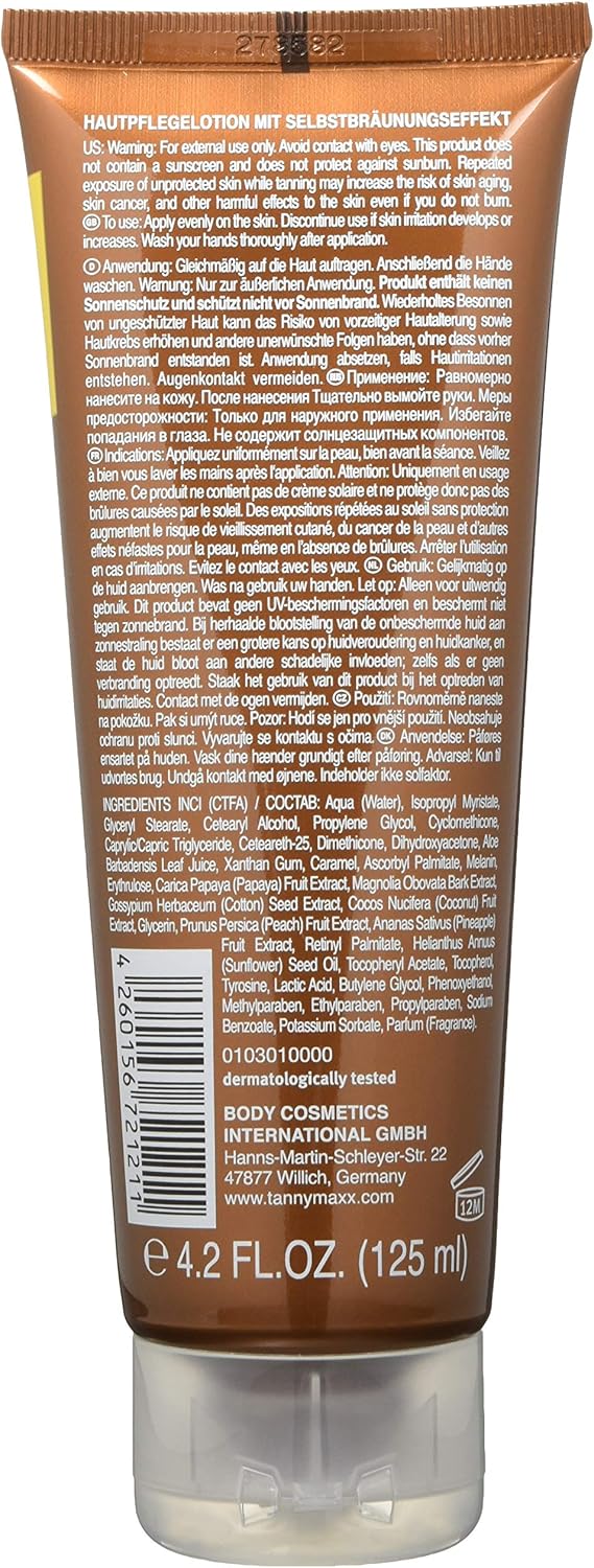 Tannymaxx Brown Exotic Funatic Deep Self Tanning Bronzing Lotion, 125 ml (Pack of 1) - Image 3