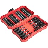 Amazon Basics 42-Piece Impact Screwdriver Bit Set - Phillips, Slotted and Torx