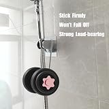 Lofekea Shower Head Holder Adhesive Wall Mount Adjustable Angles view 5