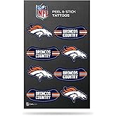 Rico Industries NFL Footbal Peel & Stick Temporary Tattoos - Eye Black - Game Day Approved!