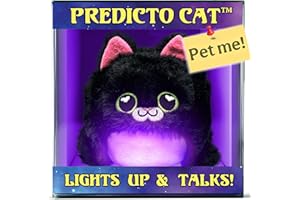Kamhi World Predicto Pets - Lightweight Talking Fortune Telling Ball, Ask Questions & Get Answers, Color Changing Interactive Toy, Great Novelty & Gag Gift for Teens & Kids (Cat)