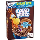 Cocoa Puffs, Chocolatey Breakfast Cereal, Giant Size, 25.8 oz | 16g Whole Grain per Serving, No High Fructose Corn Syrup, Turns Milk Chocolatey, Vitamins &amp; Minerals per Serving, 25.8 oz