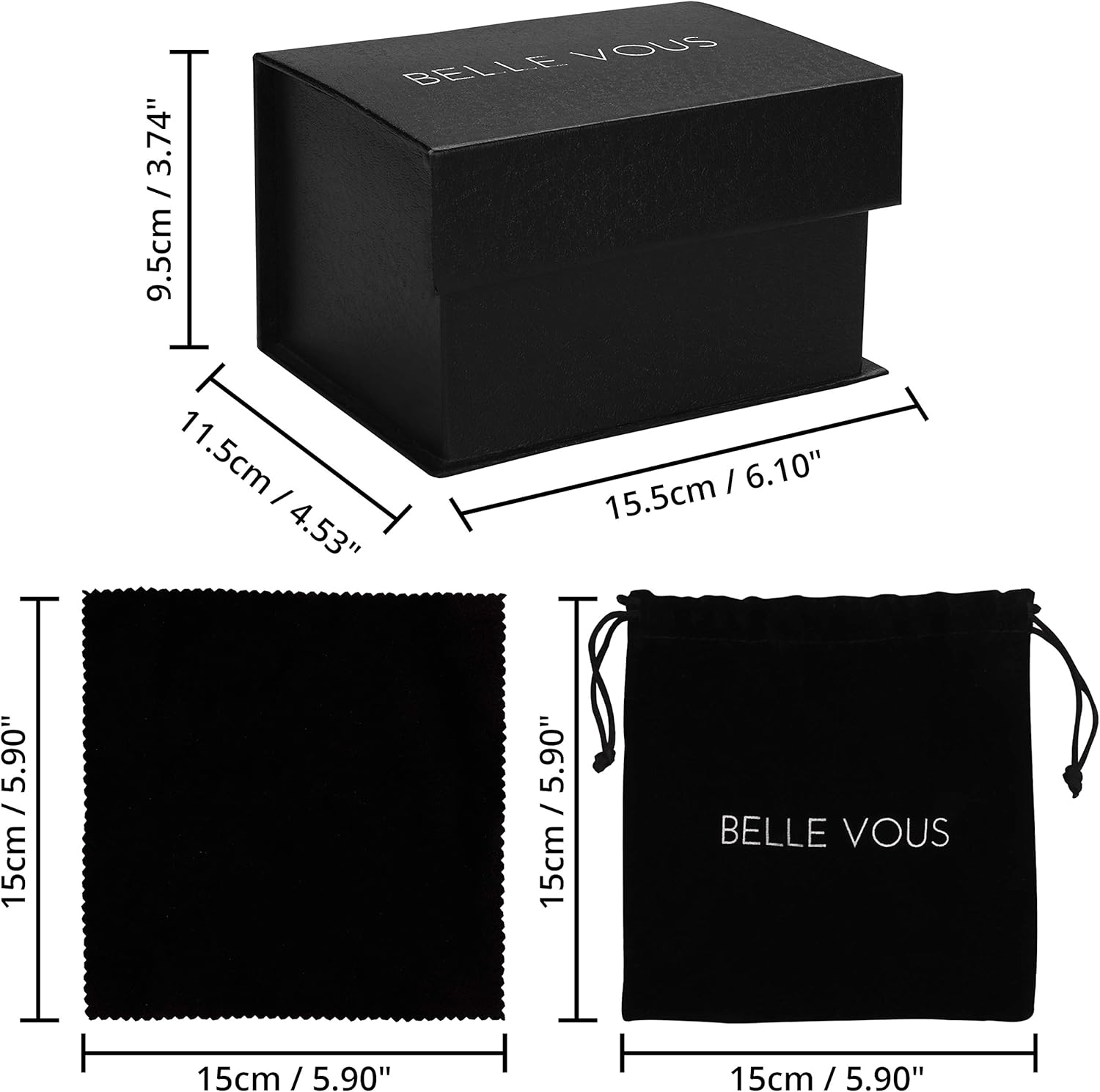 Belle Vous K9 Crystal Ball 80mm, 8cm Photography Ball with Crystal Stand, Velvet Pouch, Microfiber Cloth and Gift Box - Image 4