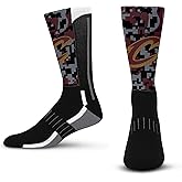For Bare Feet NBA Unisex Kids Nba Digi Mashup Crew Sock Youth