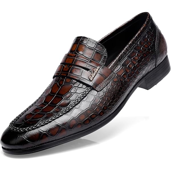 Amazon.com | Classic Mens Leather Dress Shoes, Luxury 
