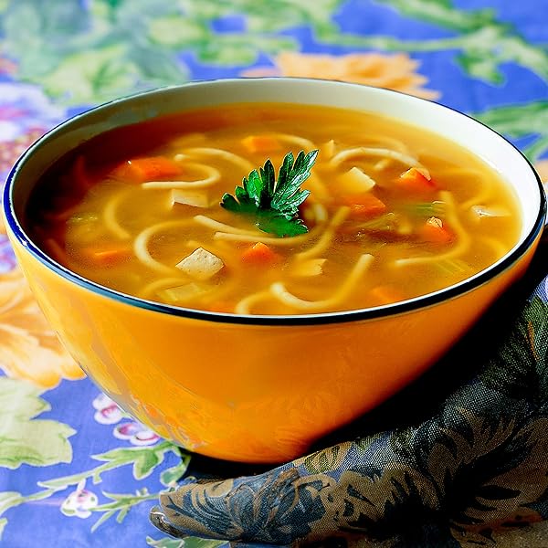 AMY’S SOUP, VEGAN, NO CHICKEN NOODLE SOUP, MADE WITH ORGANIC VEGETABLES, 14.1 OUNCE