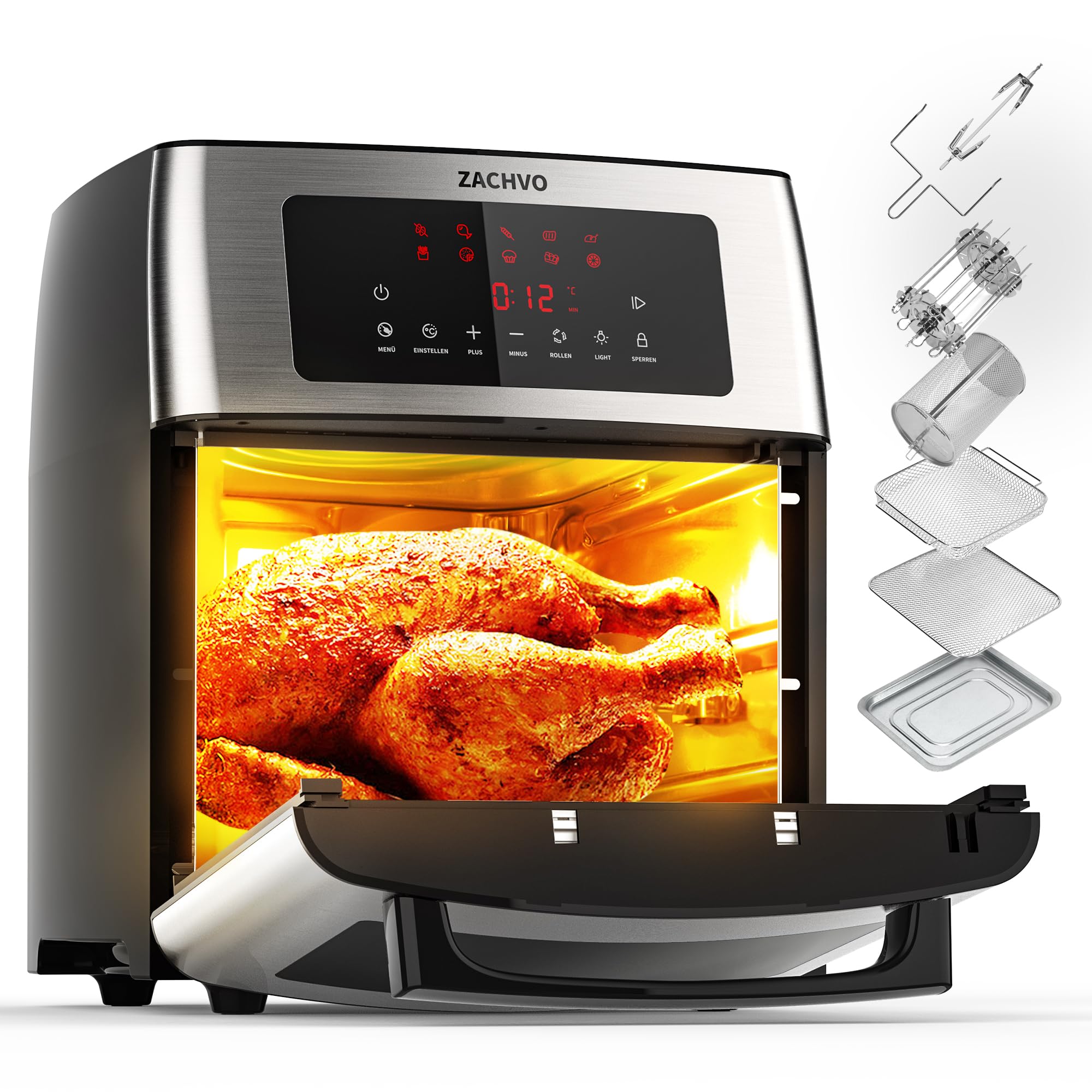 ZACHVO 15L Large Air Fryer Ove...