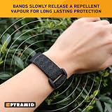 PYRAMID Mosi-Off Mosquito Repellent Bracelet 4 Bands Up to 100 Hours view 3