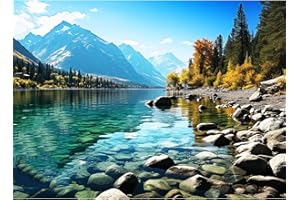 VOLUVOLU 500 Piece Puzzle for Adults, Jigsaw Puzzle,Glacier Park Jigsaw Puzzles 500 Pieces Birthday Party for Family Kids and Adults Funny Puzzle