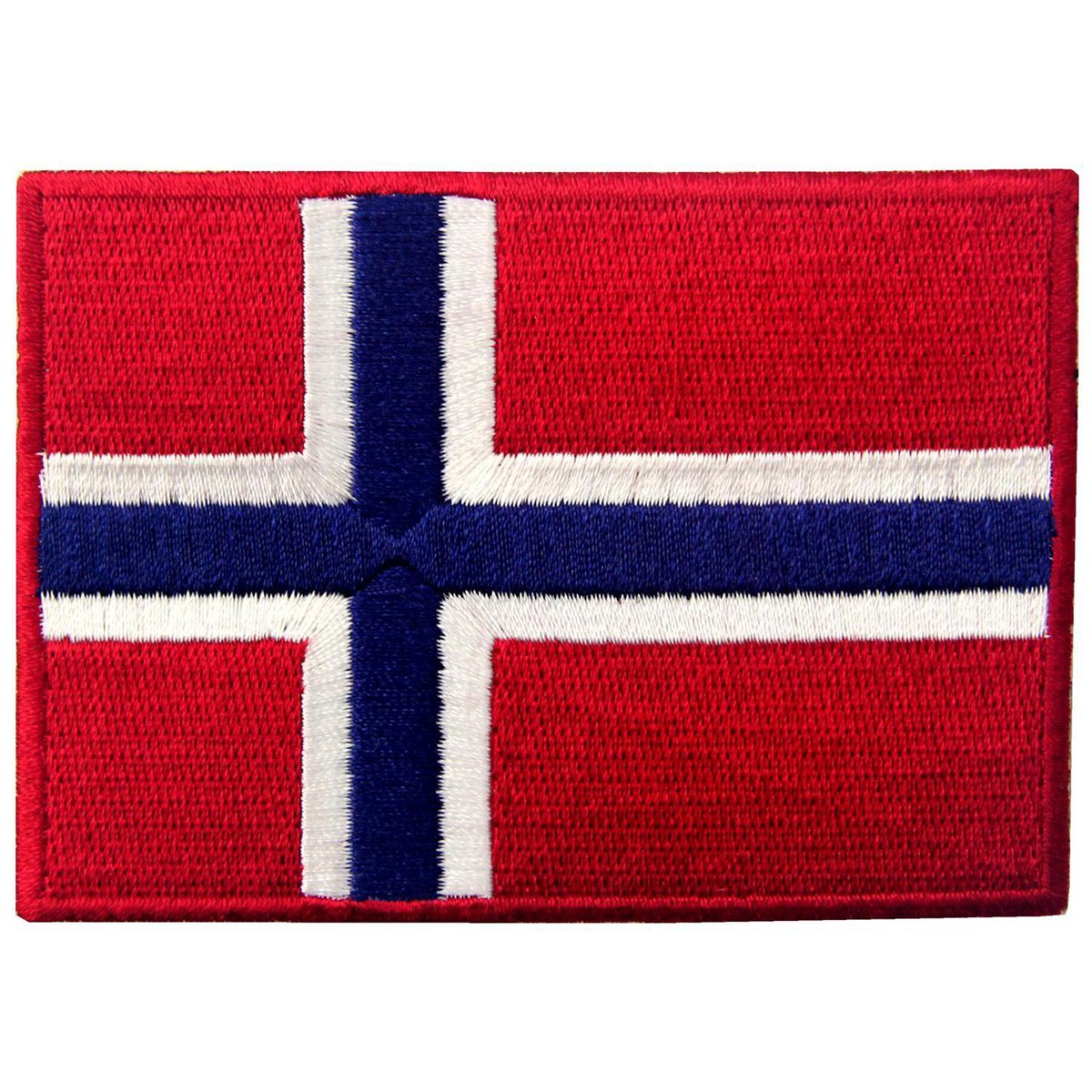 Norway Flag Embroidered Emblem Norwegian National Iron On Sew On Patch Amazon.co.uk Kitchen & Home