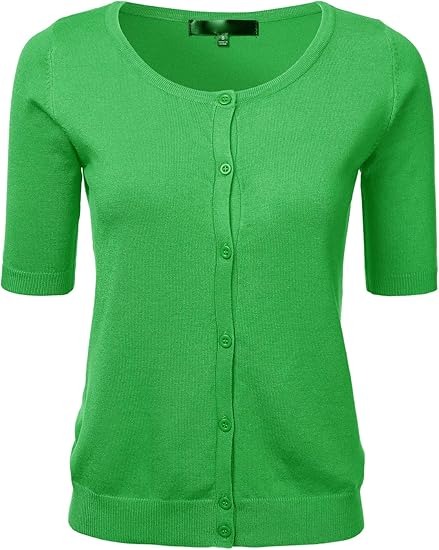 short cardigan sweater