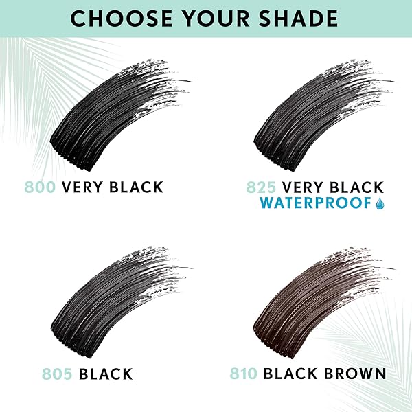 COVERGIRL LASH BLAST CLEAN VOLUME WATERPROOF MASCARA, VEGAN FORMULA, VOLUMIZING, SMUDGE-PROOF, CRUELTY FREE, VERY BLACK, 1 COUNT
