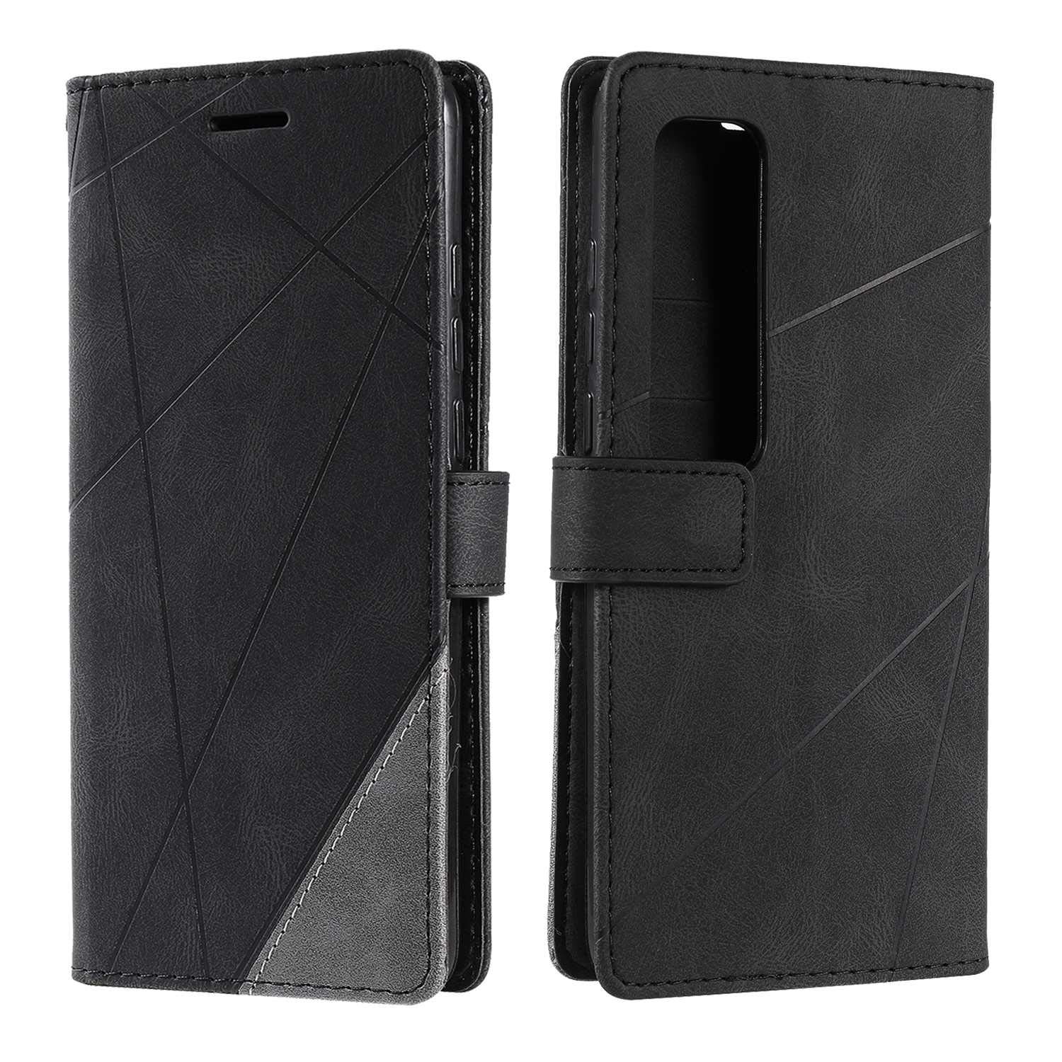 SONWO Case for Xiaomi 10 Ultra Case, Premium Leather Flip Wallet Case Magnetic Closure Card Slots Kickstand Phone Case for Xiaomi 10 Ultra, Black
