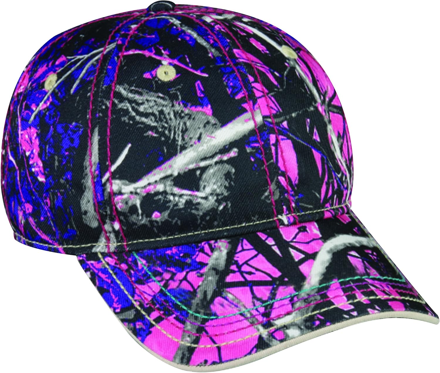 purple camouflage hats