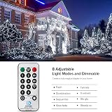 Lezonic Fairy Lights Plug In 80M 800 LEDs 8 Modes Remote IP65 Cool White view 6