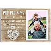 InnoBeta Pop Pop Gifts, Grandpa Gifts from Grandkids, Grandchildren, Grandpa Picture Frame, Present for Birthday, Christmas, Father's Day - for 4" x 6" Photos - Pop Pop & ME