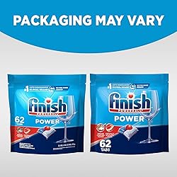 Finish Power Dishwasher Pods, No Pre-Rinse